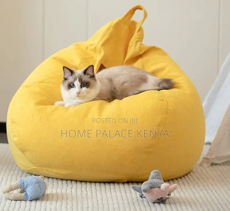 Bean Bag: Round Waterproof Bean Bag Chair Ottoman