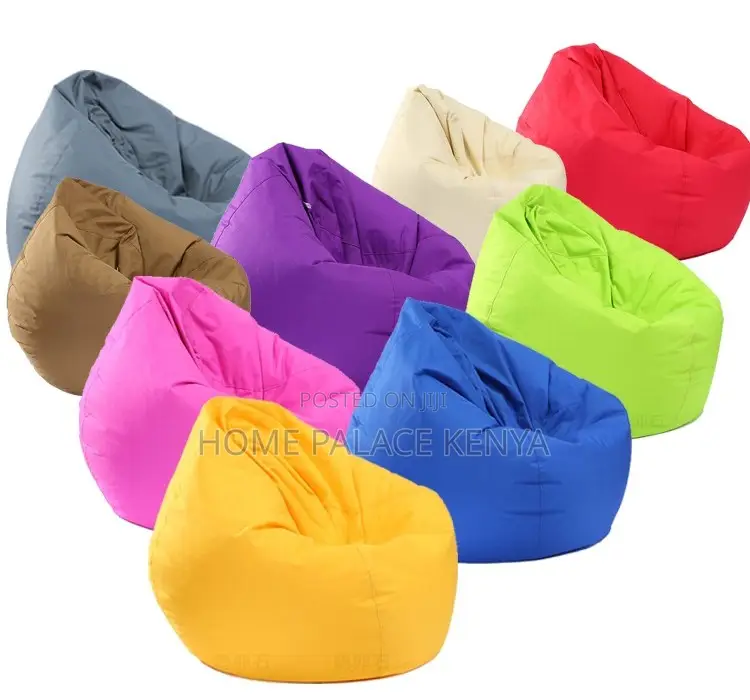 Bean Bag: Round Waterproof Bean Bag Chair Ottoman
