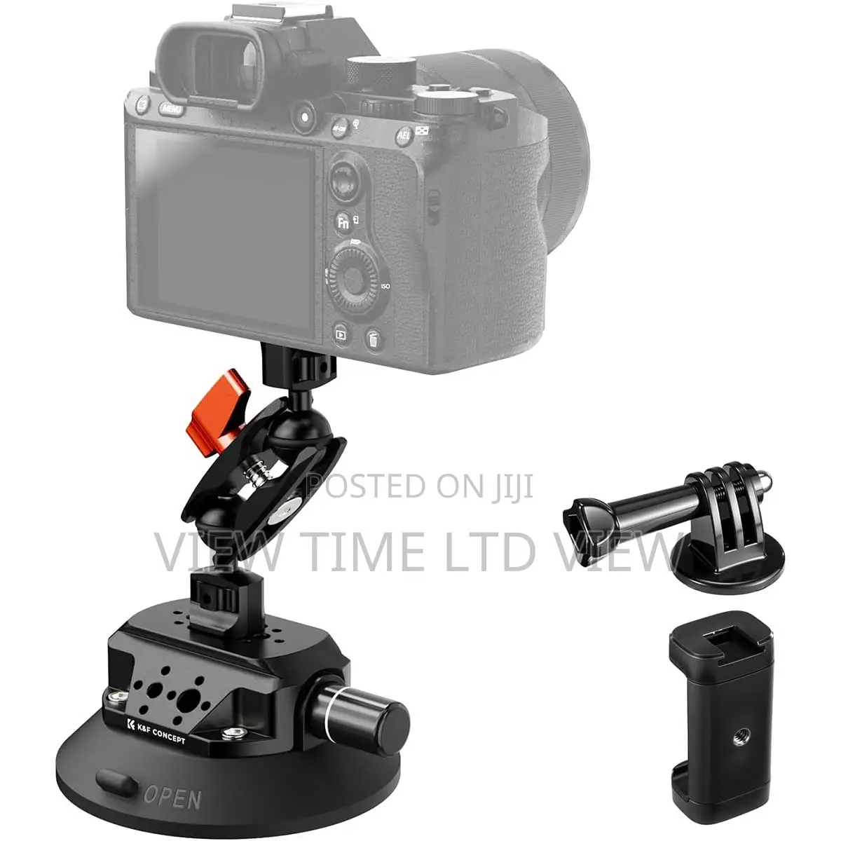 K F Suction Cup Camera Mount in Kenya – 4.5” Car Mount