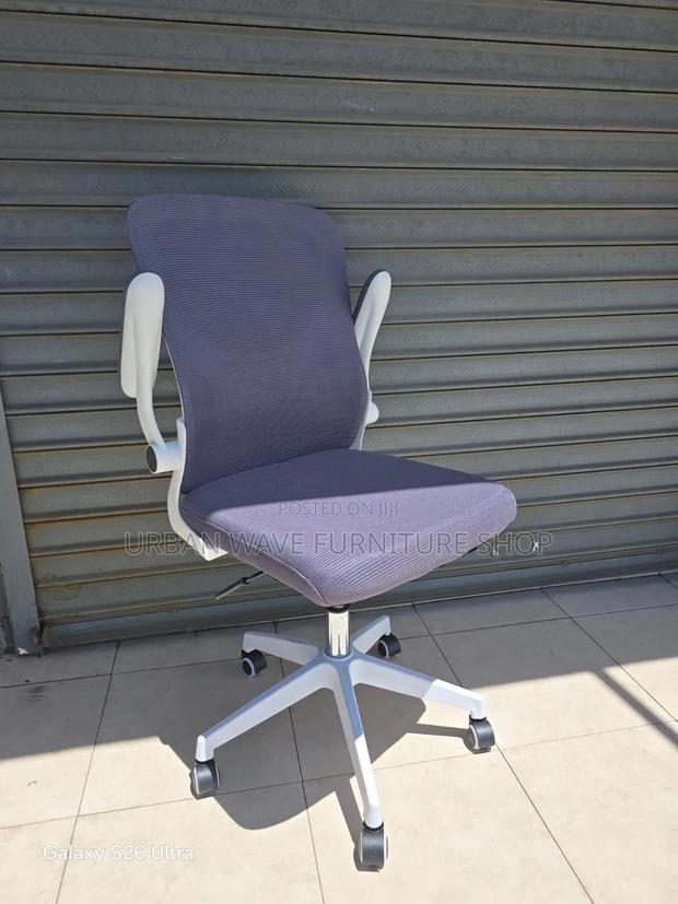 Orgonomic White Grey Office Chair