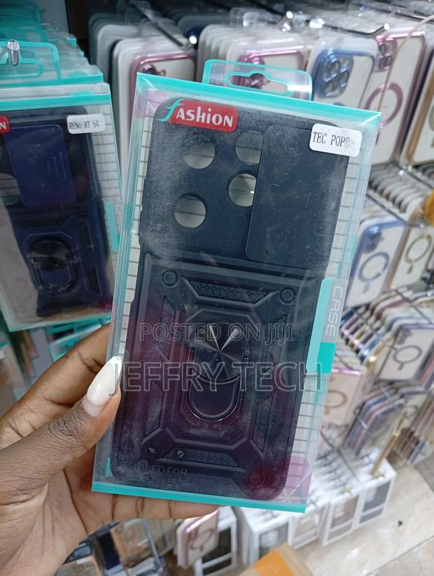 Oppo Reno Series or Infinix Note Black Generic Phone Case - thumbnail 2