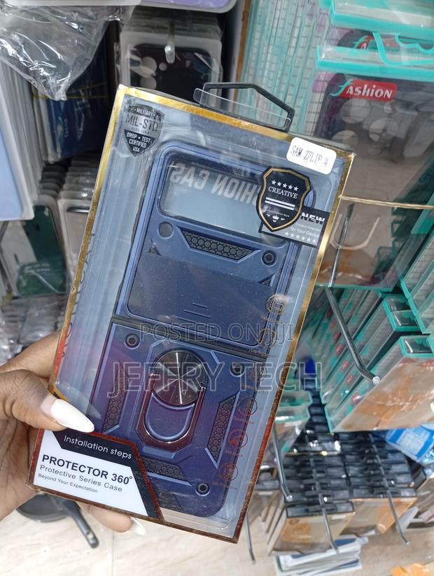 Samsung Galaxy Z Flip 4 Blue Protective Case - thumbnail 2