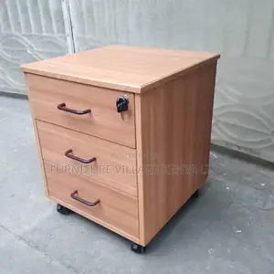 Customized Mobile 3-Drawer Pedestal File Cabinet