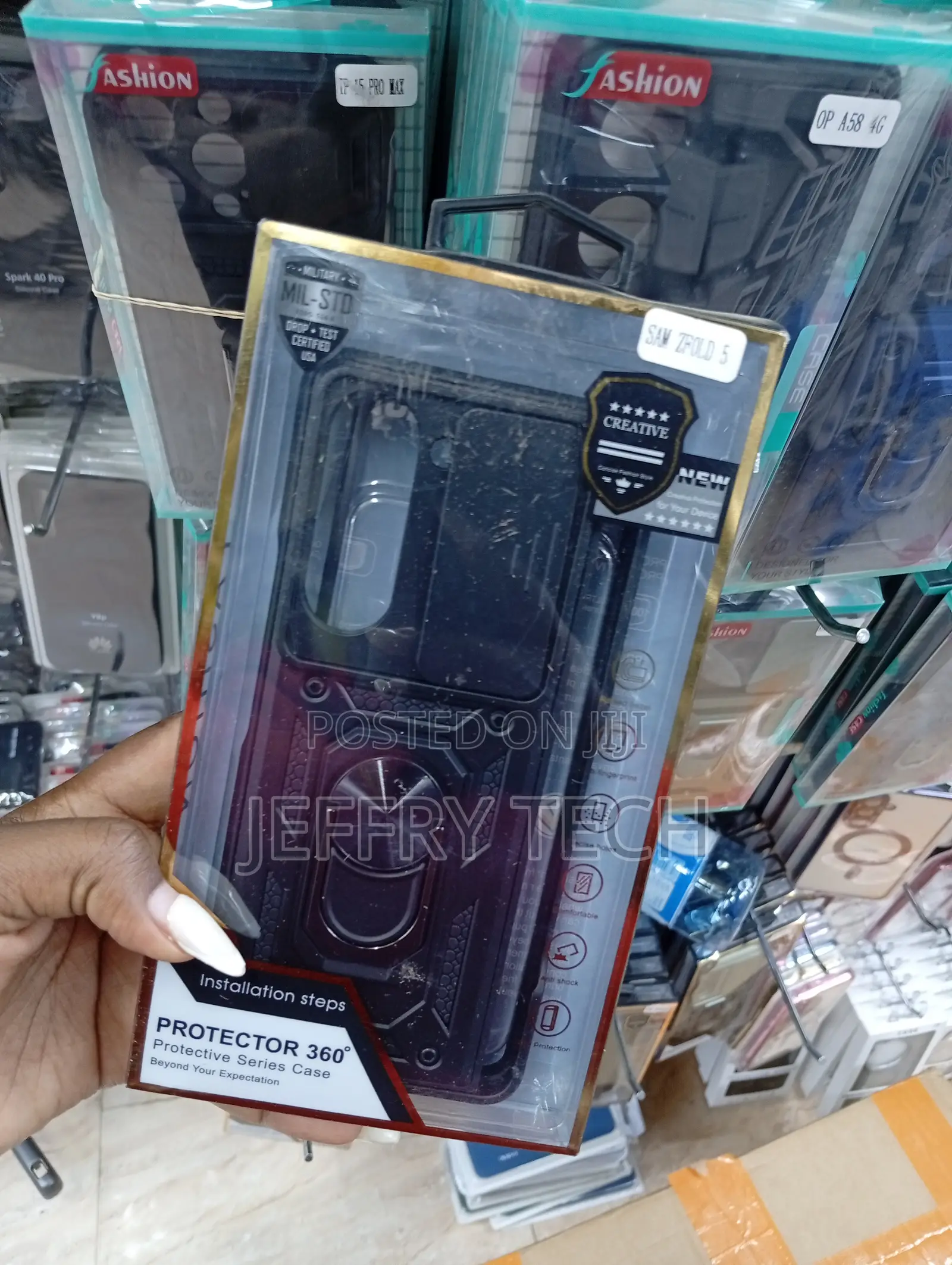 Samsung Galaxy Z Fold 5 Forro Transformer Military Antigolpes Cover
