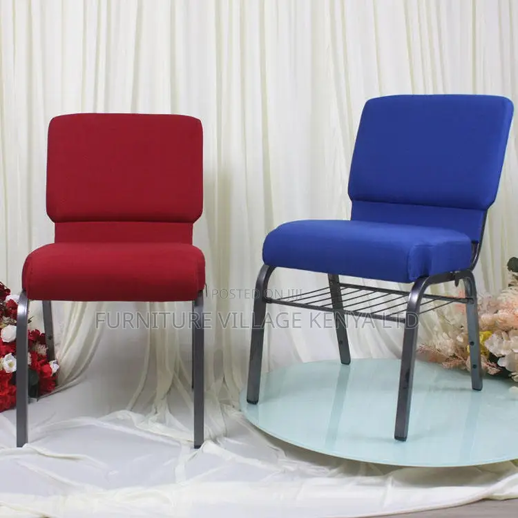 Stackable Fabricated Armless Wedding Chair
