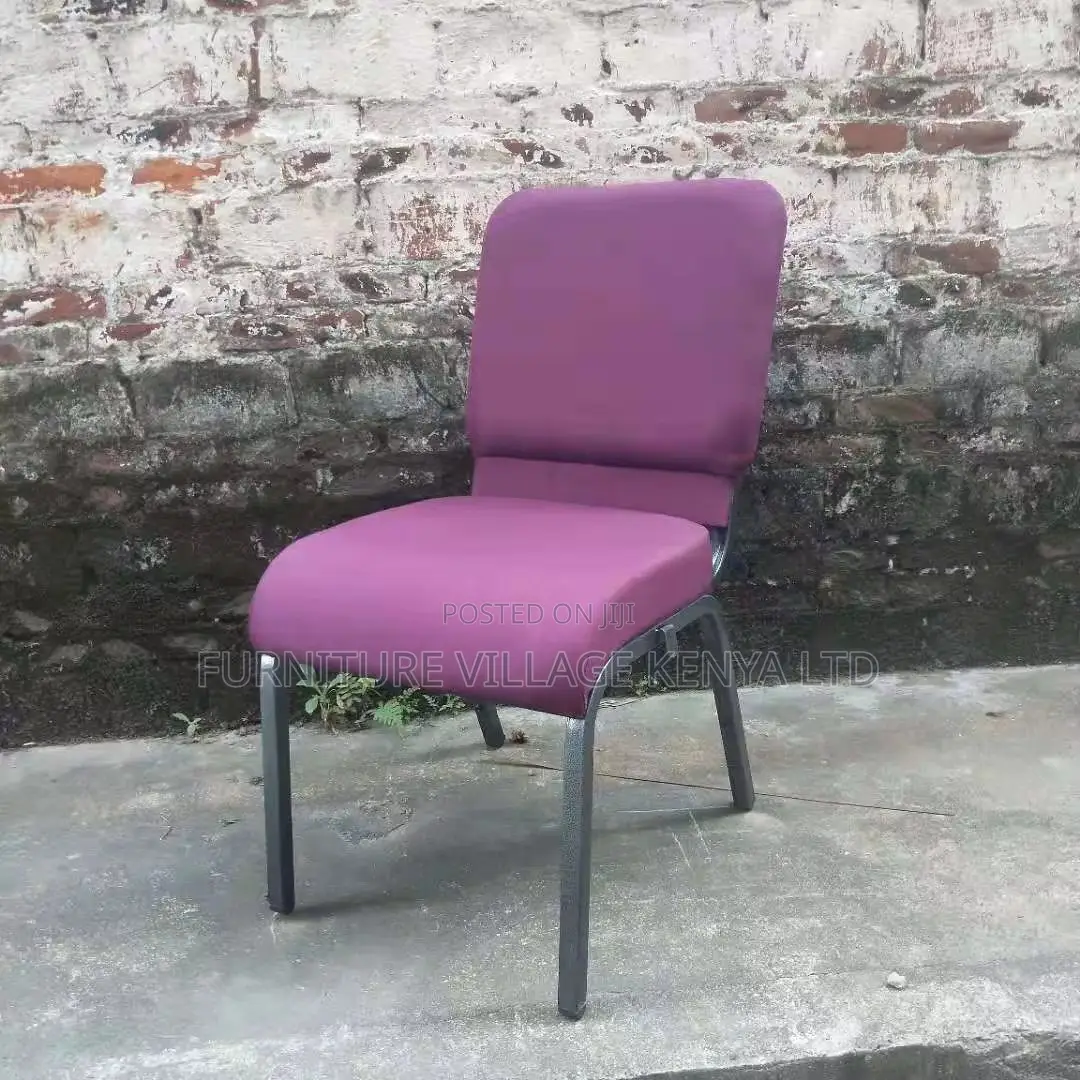 Stackable Fabricated Armless Wedding Chair