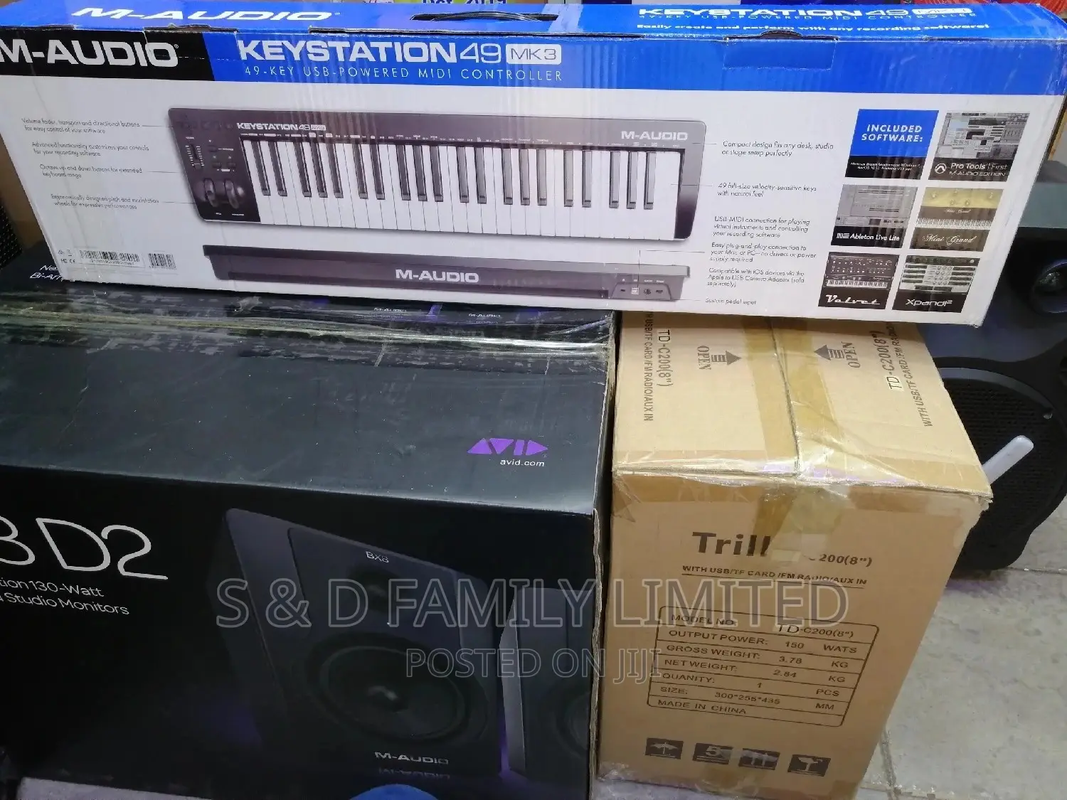 M-Audio Midi Keyboard Keystation 49 Keys