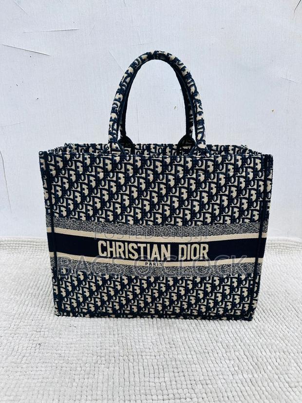 Luxury Christian Dior Medium Book Tote With Organizer