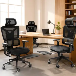 Orthopedic Full Mesh Ergonomic Seat With Footrest