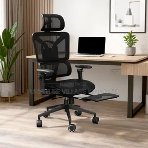 Orthopedic Full Mesh Ergonomic Seat With Footrest