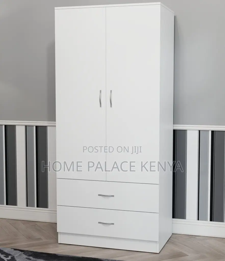 Bedroom Wardrobe: 2 Door Wooden Wardrobe