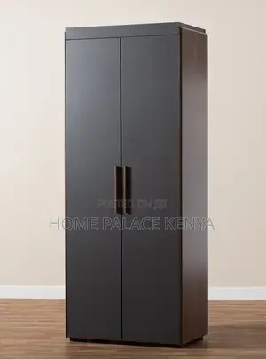 Bedroom Wardrobe: 2 Door Wooden Wardrobe