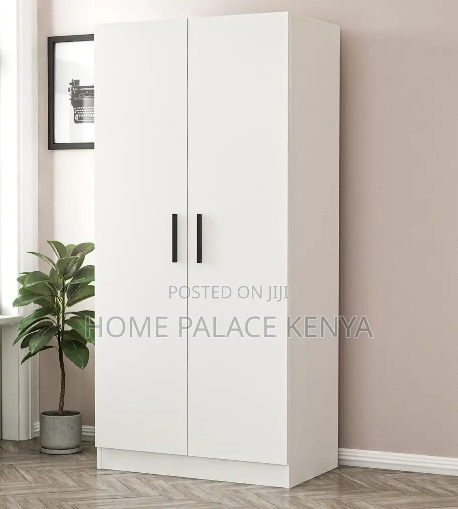 Bedroom Wardrobe: 2 Door Wooden Wardrobe