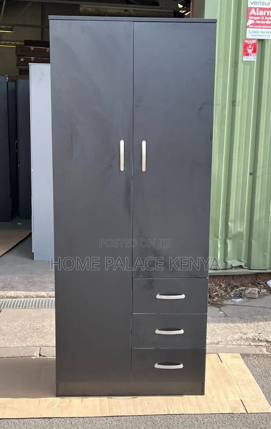 Bedroom Wardrobe: 2 Door Wooden Wardrobe