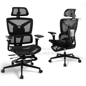 Orthopedic Full Mesh Ergonomic Seat With Footrest