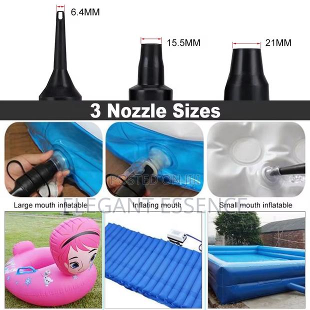 Mini Inflatable Electric Pump For Air Mattresses,Swimming Pool - thumbnail 2