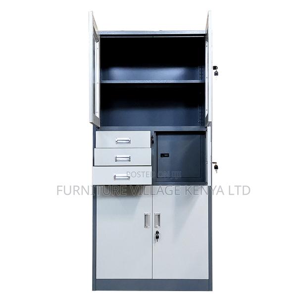 Modern Metallic 2-Door Filling Safe Cabinet - thumbnail 5