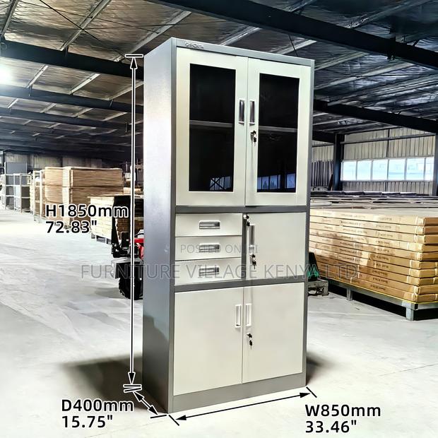 Modern Metallic 2-Door Filling Safe Cabinet - thumbnail 11