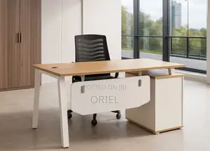 Office Desk : Office 1.4m Staff Productivity Desk