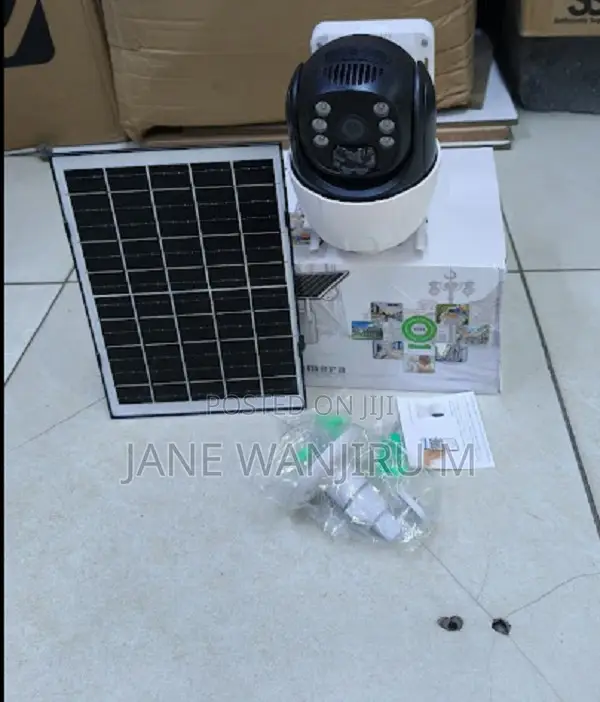 Solar Panel CCTV Camera With 4g