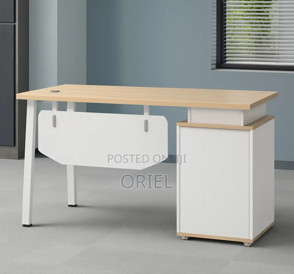 Office Desk : Office 1.4m Staff Productivity Desk