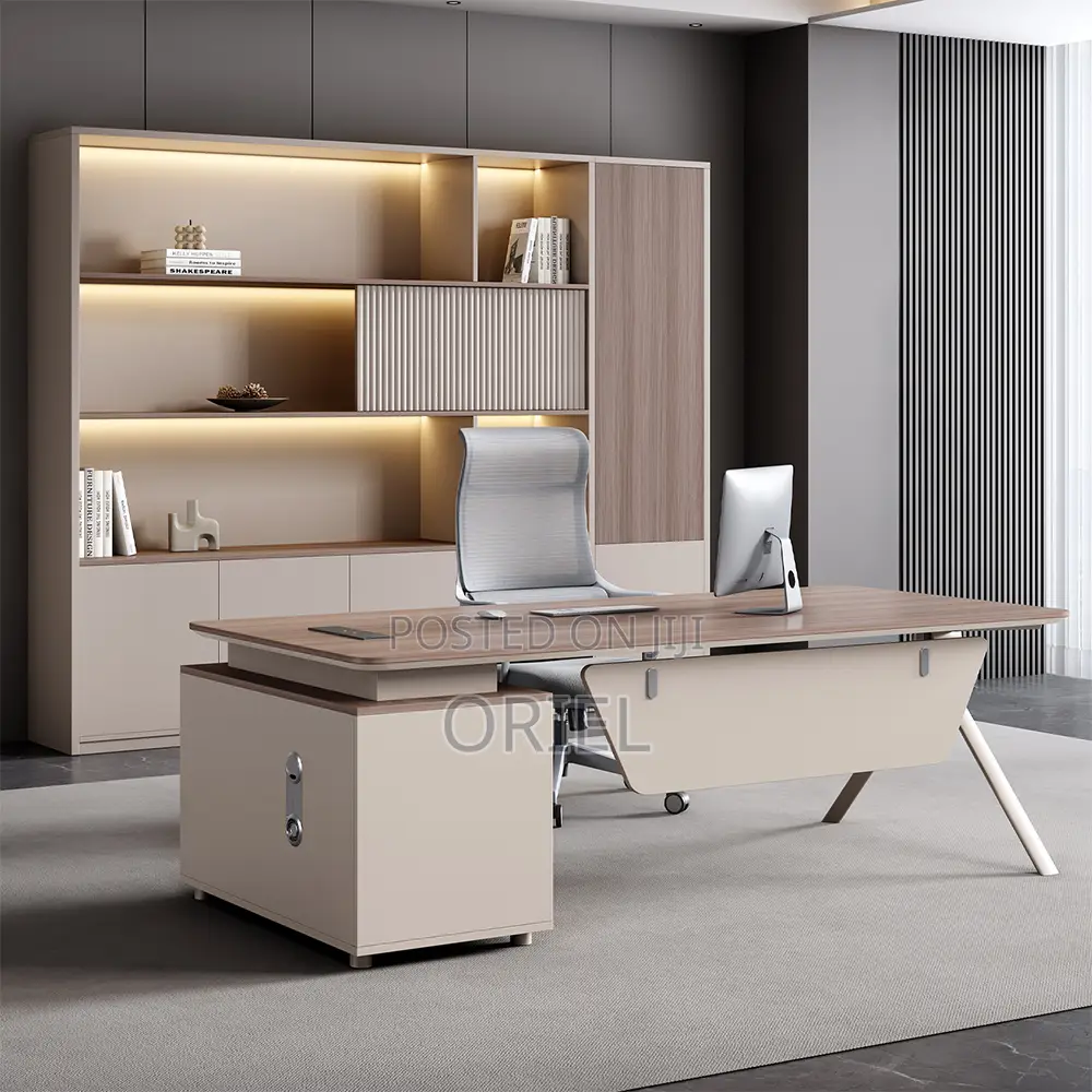 Office Desk : Office 1.4m Staff Productivity Desk