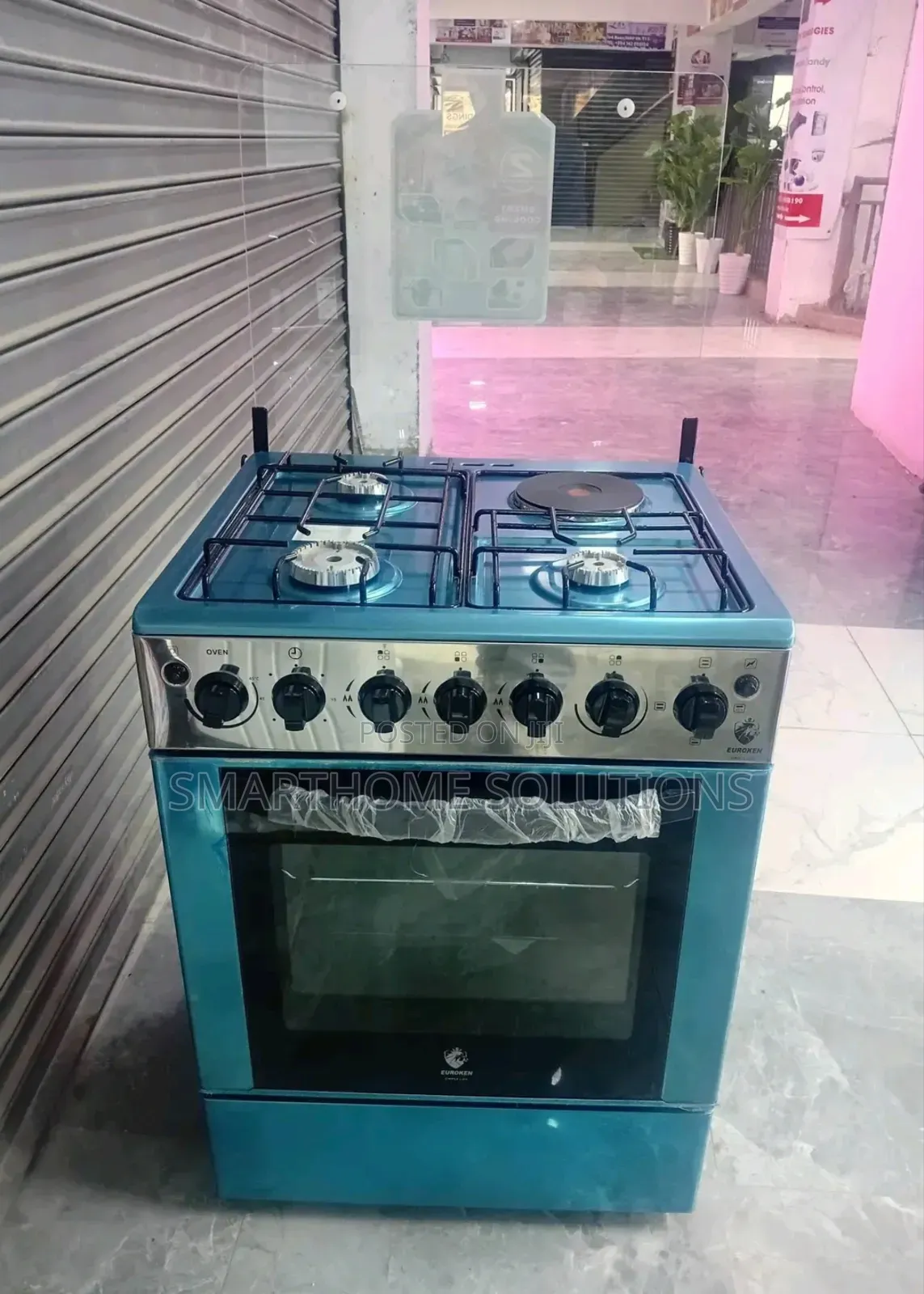 Euroken 60×65 3+1 Cooker – Electric Oven, Timer, Light, Auto Ignition