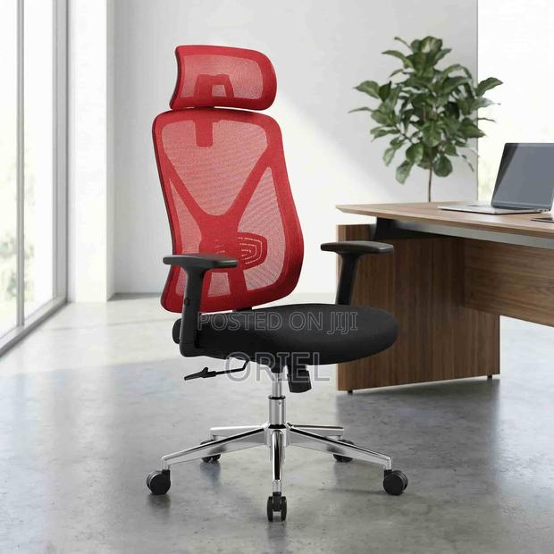 Modern Office Chair : Ergonomic High-Back Office Mesh Chair - thumbnail 6