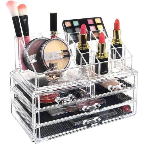 Acrylic Transparent Makeup Drawer// Organizer