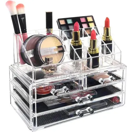 Acrylic Transparent Makeup Drawer// Organizer