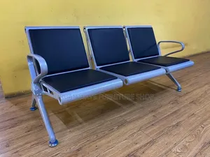 Heavy Duty Black Executive Waiting Chair
