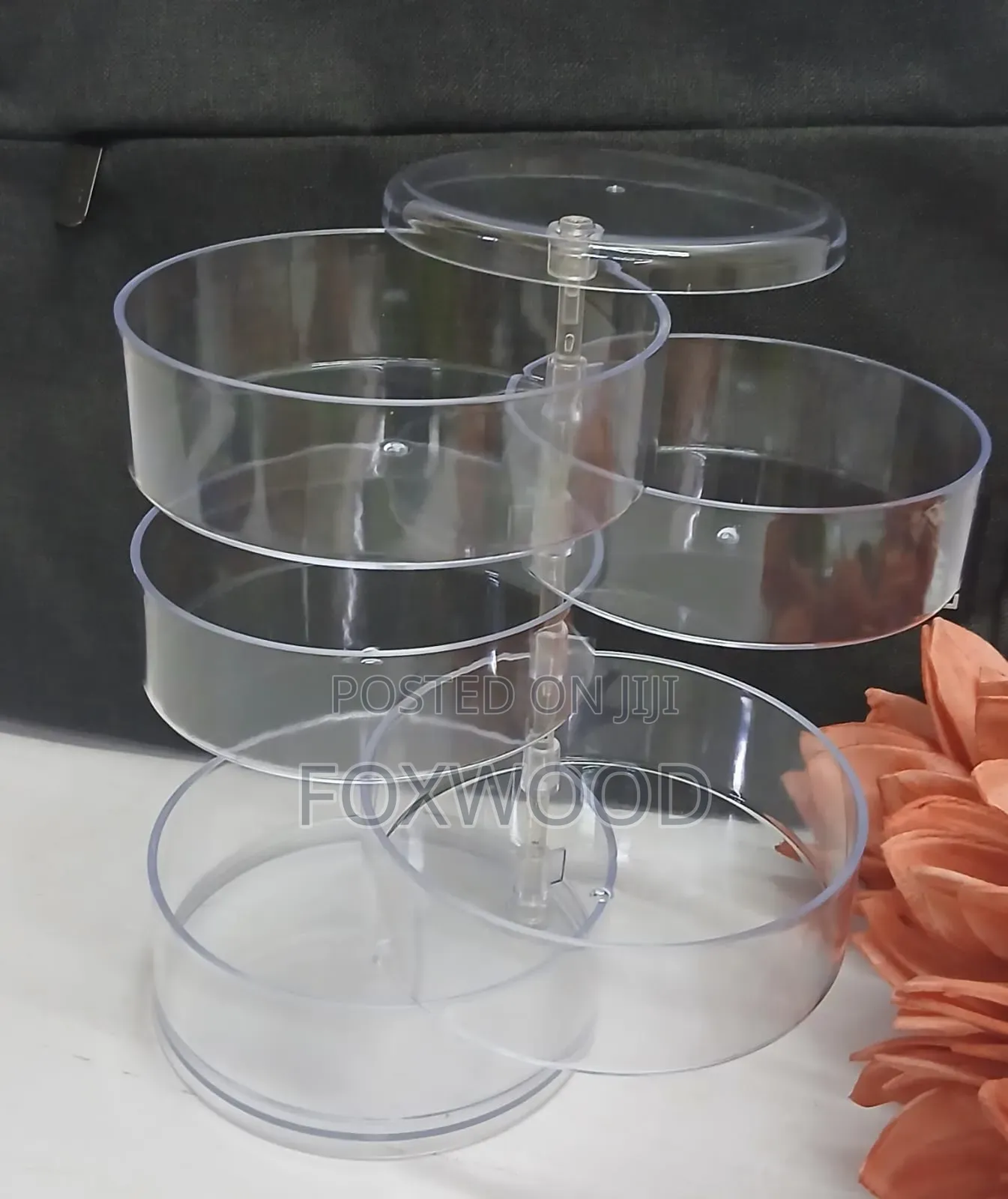 5 Layered Rotating Jewelry Storage Container