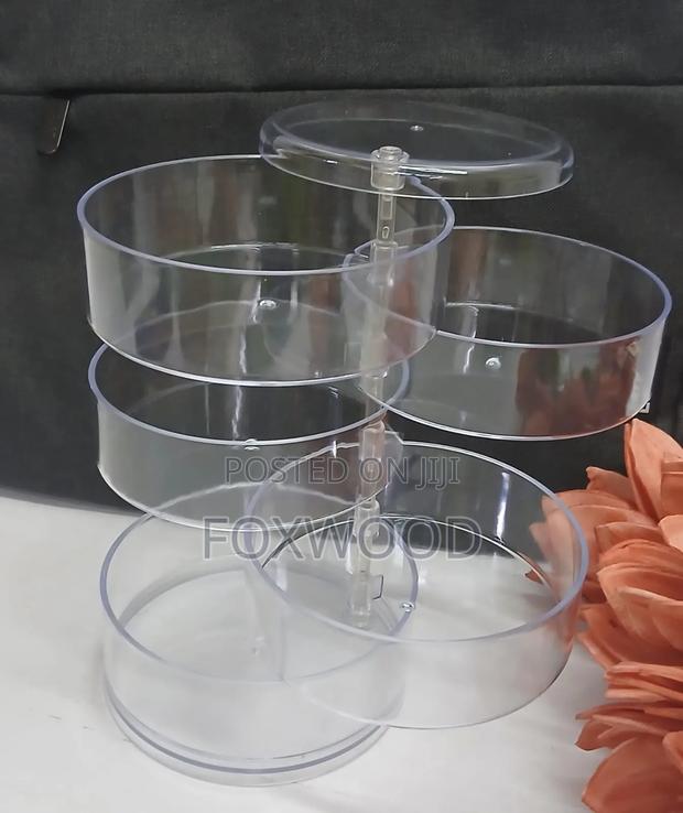 5 Layered Rotating Jewelry Storage Container - main view