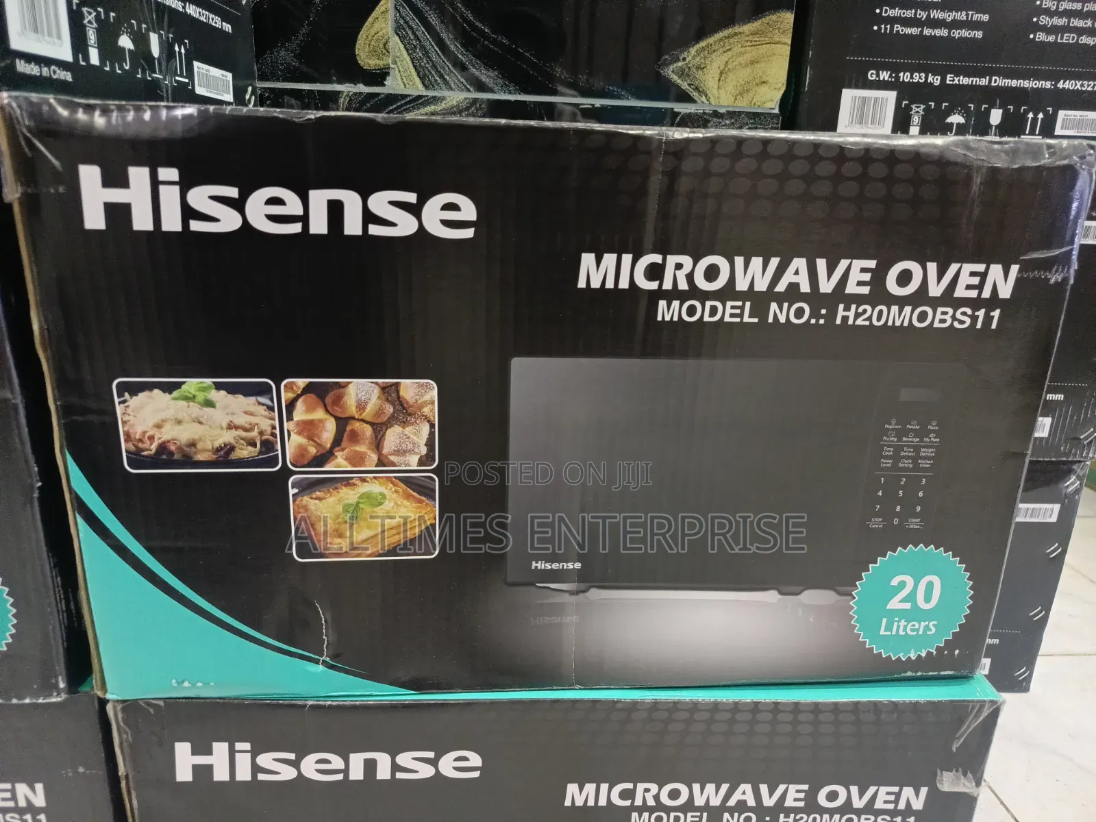 Hisense Digital Microwave 20 Liters Black