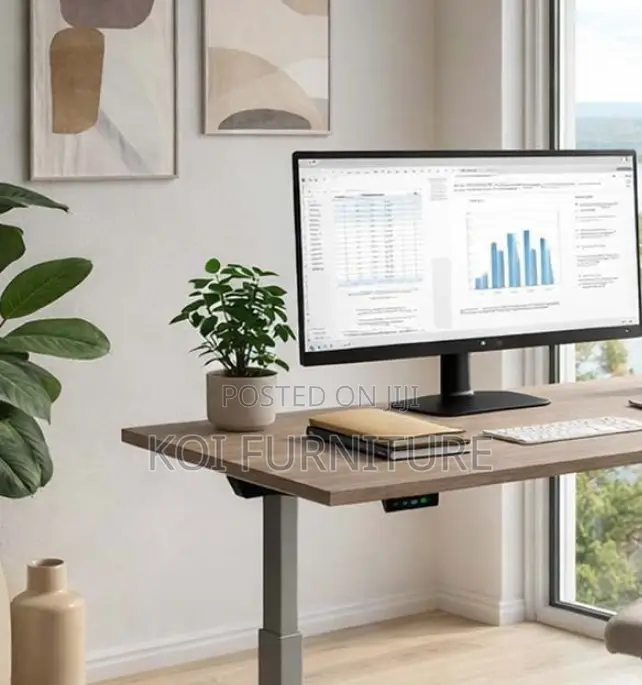 Office Desk; Elevraflex 1.8m Electric Height Adjustable Sit-Stand Desk