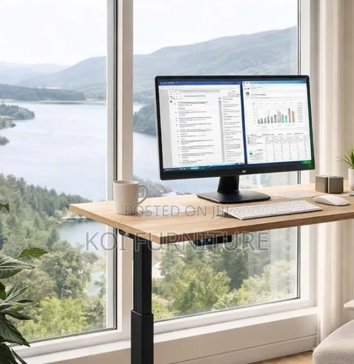 Office Desk; Elevraflex 1.8m Electric Height Adjustable Sit-Stand Desk