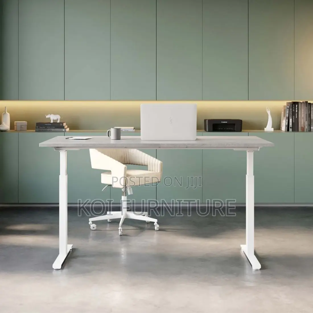 Office Desk; Elevraflex 1.8m Electric Height Adjustable Sit-Stand Desk