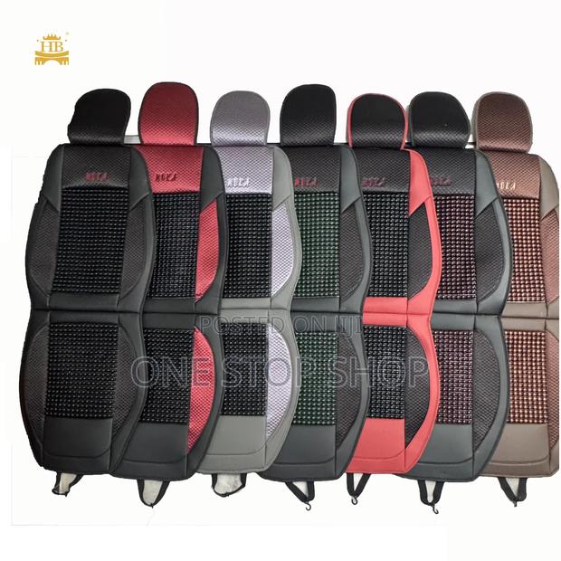 Driver Leather 1pc Seat Beaded Seat Cushion Top Cover