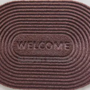 Oval Door Mat Rubber Bottom Size 40cm* 60cm