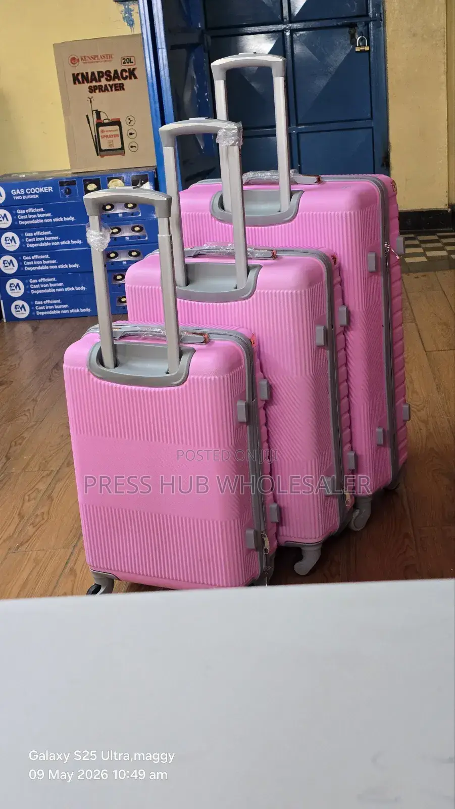 Luxury 3pcs Hard Shell Travel Suitcase Set With 360° Wheels
