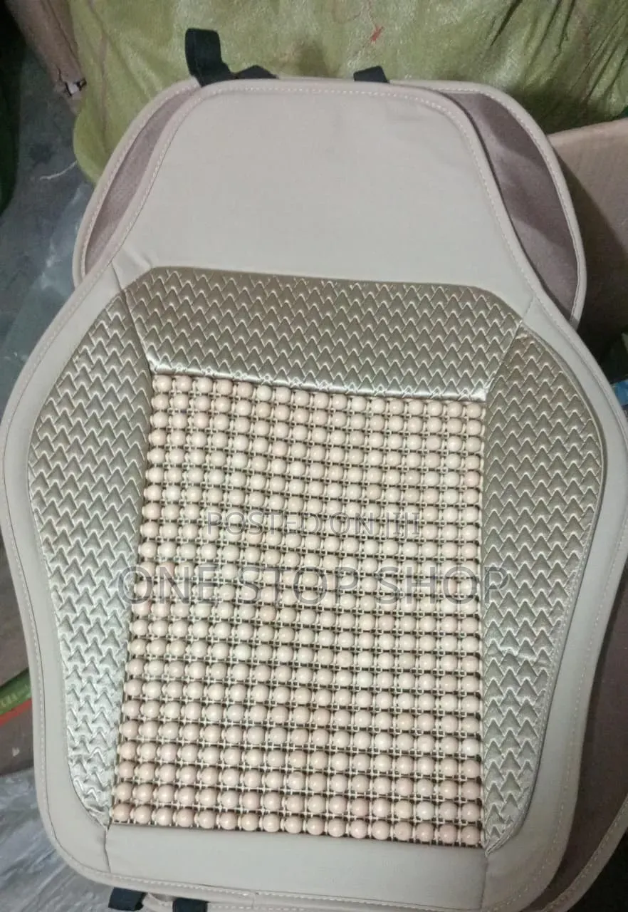 1pc Seat Pads Breathable Mesh Bamboo Beaded Comfort, Ventilation Seat