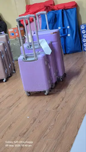 Luxury 3pcs Hard Shell Travel Suitcase Set With 360° Wheels