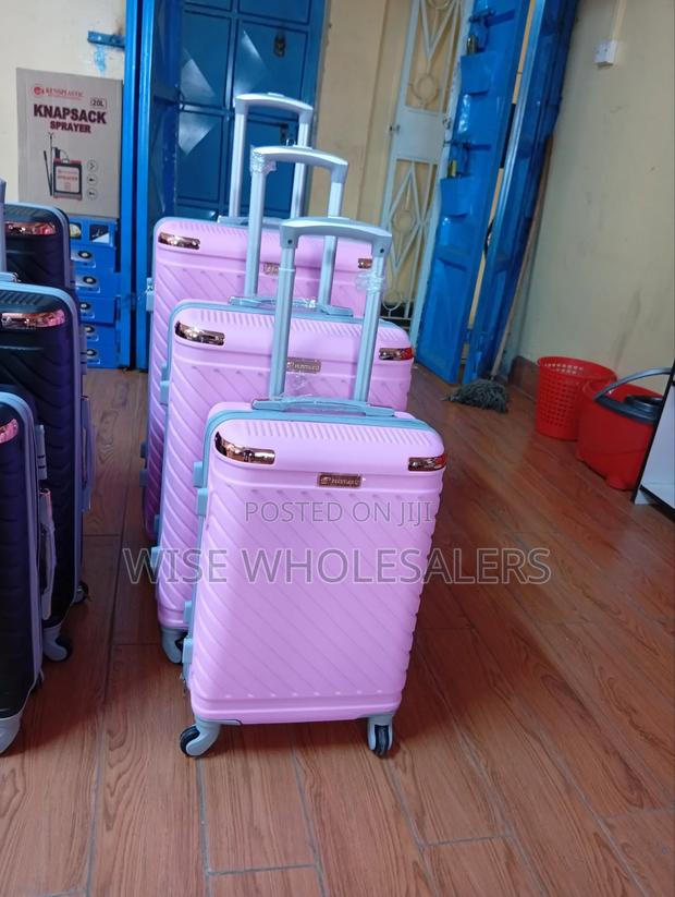 3 in 1 Unbreakable Luxurious Rubber Suitcase Briefcase Travel Bag