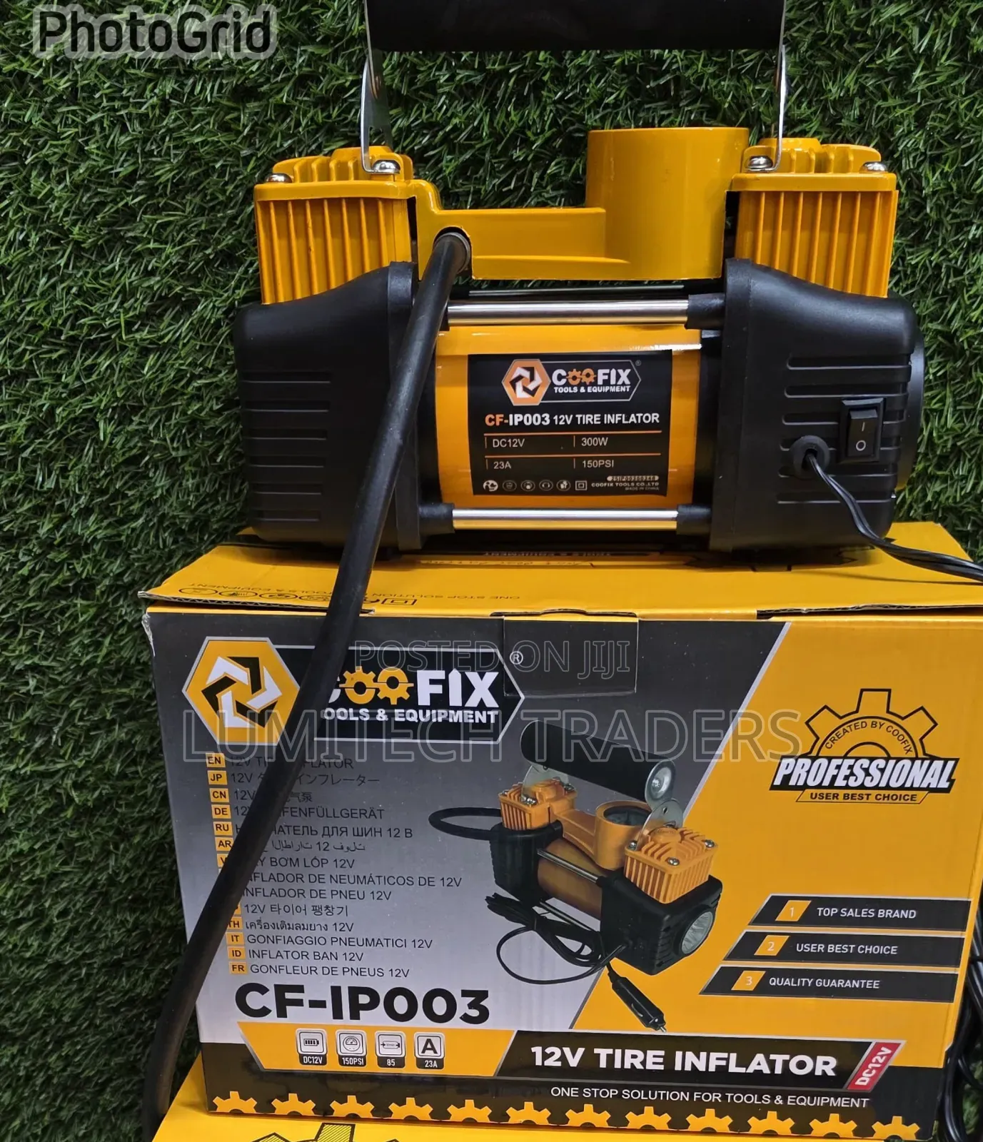 Coofix 12v Car Tire Inflator