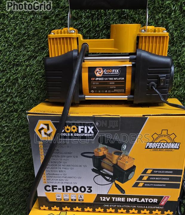 Coofix 12v Car Tire Inflator