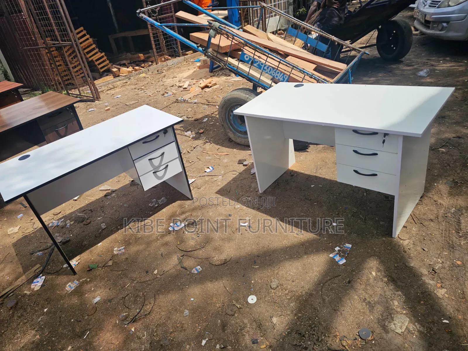 White Study Home Desk Available