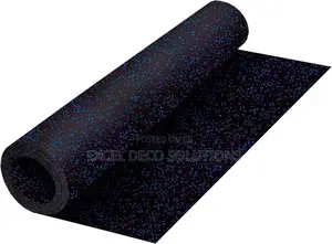 Blue Speckled Rubber Mat With Premium Shock Protection