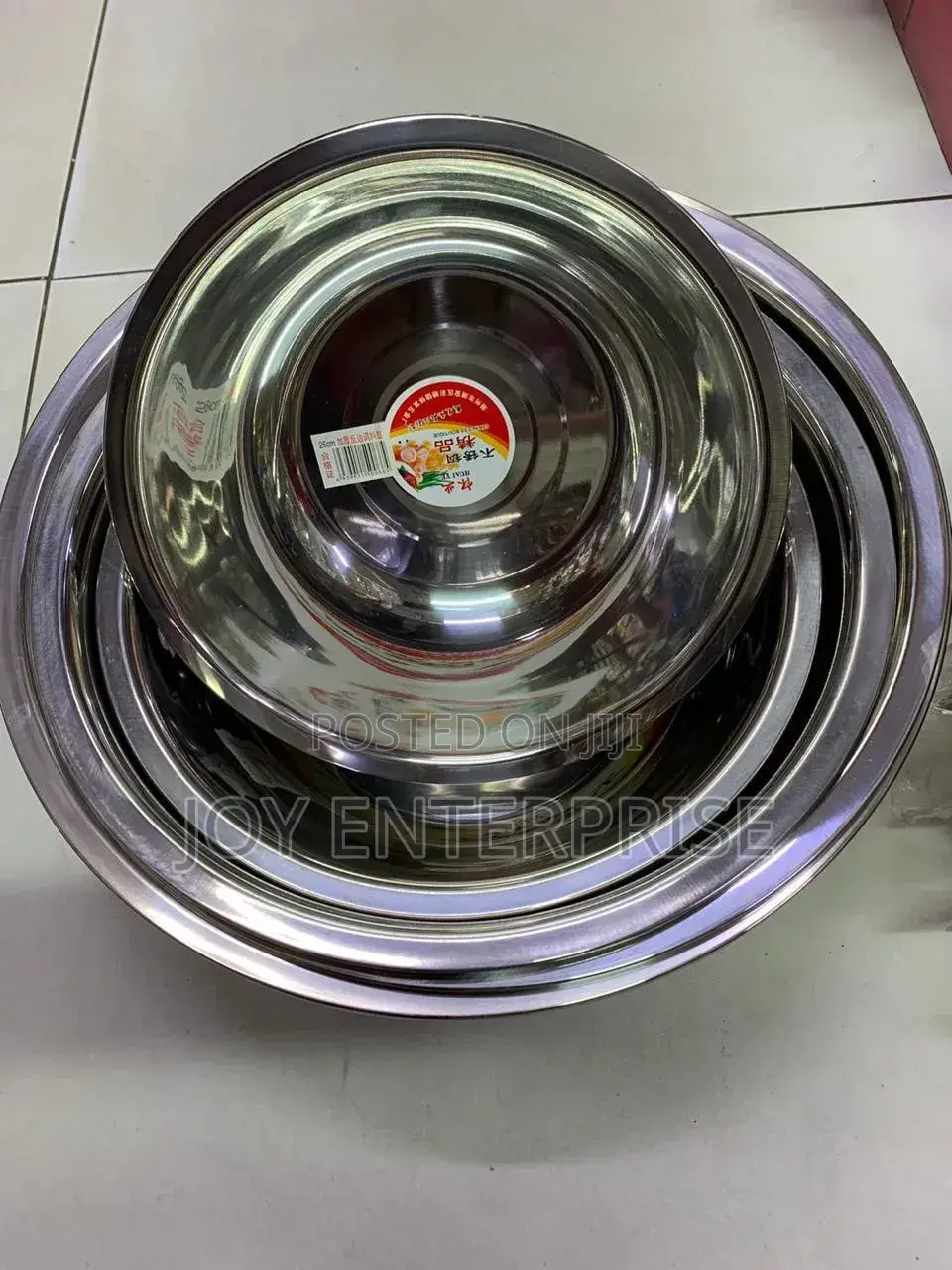 Heavy Stainless Basins 32cm