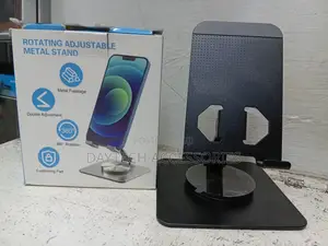 360° Degree Rotating Phone Holder Stand - Black