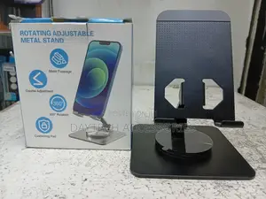 360° Degree Rotating Phone Holder Stand - Black
